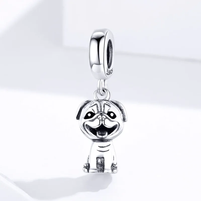 (imagine pentru) Pandora Stil Pug Dangle - SCC1320 - Vizualizare 2