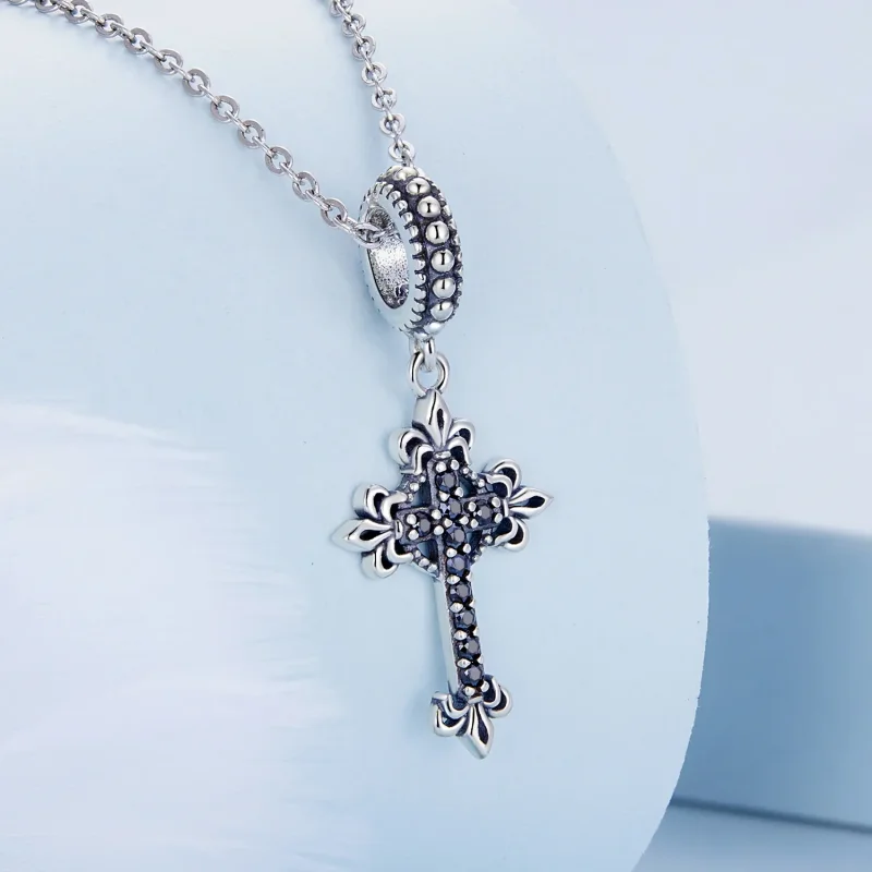 (imagine pentru) Pandora Stil Vintage Cruce Dangle - BSC669 - Vizualizare 2
