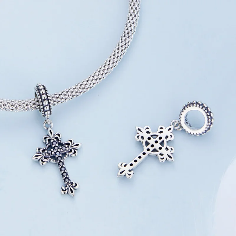 (imagine pentru) Pandora Stil Vintage Cruce Dangle - BSC669 - Vizualizare 4