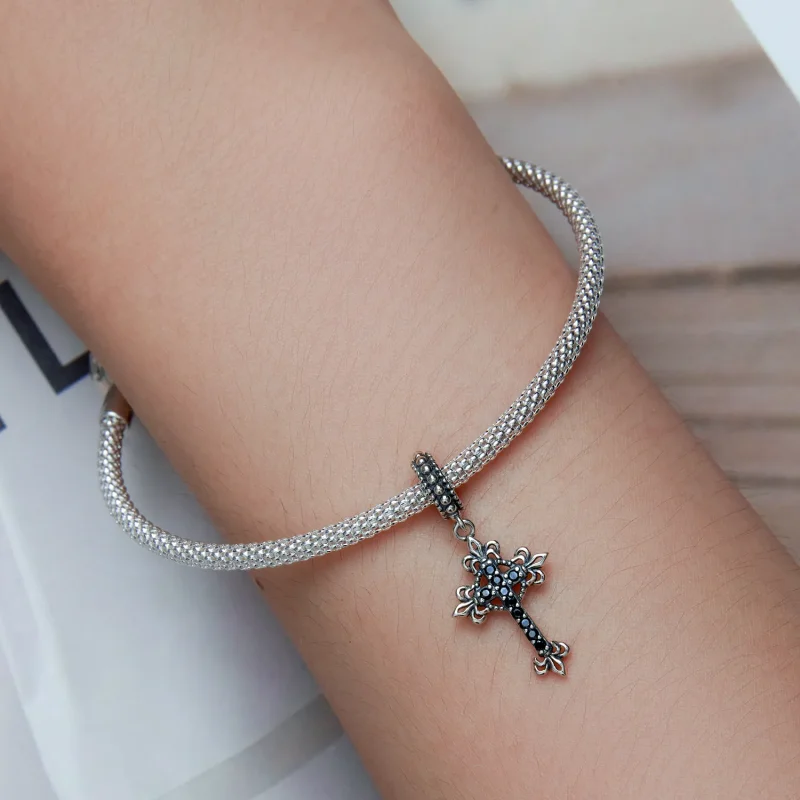 (imagine pentru) Pandora Stil Vintage Cruce Dangle - BSC669 - Vizualizare 5