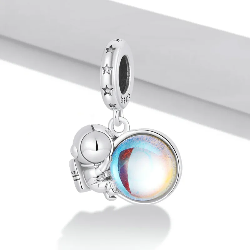 (imagine pentru) Pandora Style Astronaut Lunetic Dangle - BSC581 - Vizualizare 2