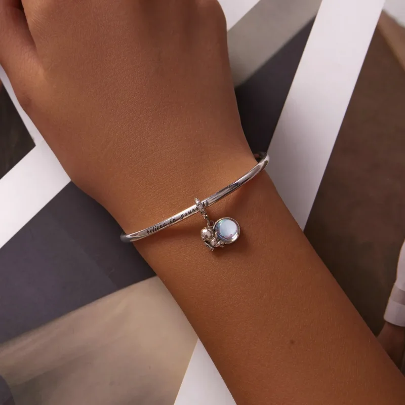 (imagine pentru) Pandora Style Astronaut Lunetic Dangle - BSC581 - Vizualizare 5