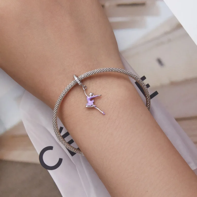 (imagine pentru) Pandora Style Ballerina Girl Dangle - SCC2394 - Vizualizare 5
