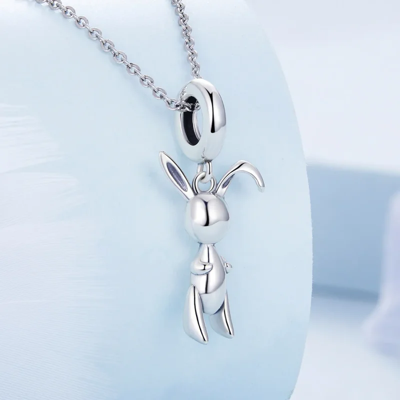 (imagine pentru) Pandora Style Balloon Bunny Dangle - BSC692 - Vizualizare 2