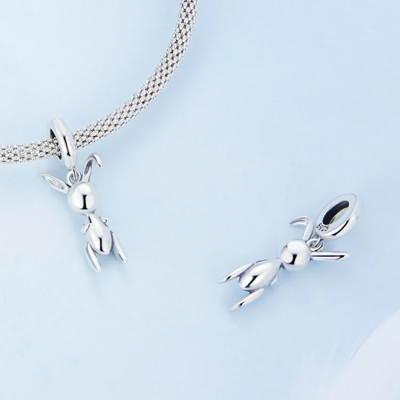 (imagine pentru) Pandora Style Balloon Bunny Dangle - BSC692 - Vizualizare 4