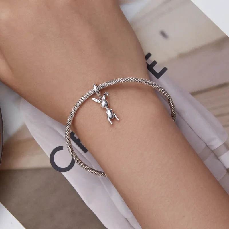 (imagine pentru) Pandora Style Balloon Bunny Dangle - BSC692 - Vizualizare 5
