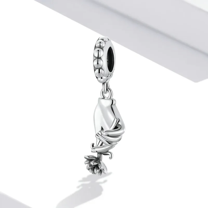 (imagine pentru) Pandora Style Bergamot Lotus Dangle - SCC2169 - Vizualizare 2