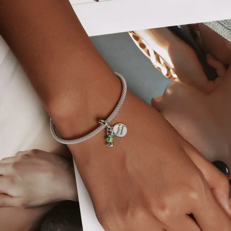 (imagine pentru) Pandora Style Birthday Bear Dangle - BSC560 - Vizualizare 6