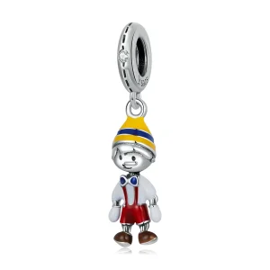 (imagine pentru) Pandora Style Boy's Overalls Dangle - SCC2083