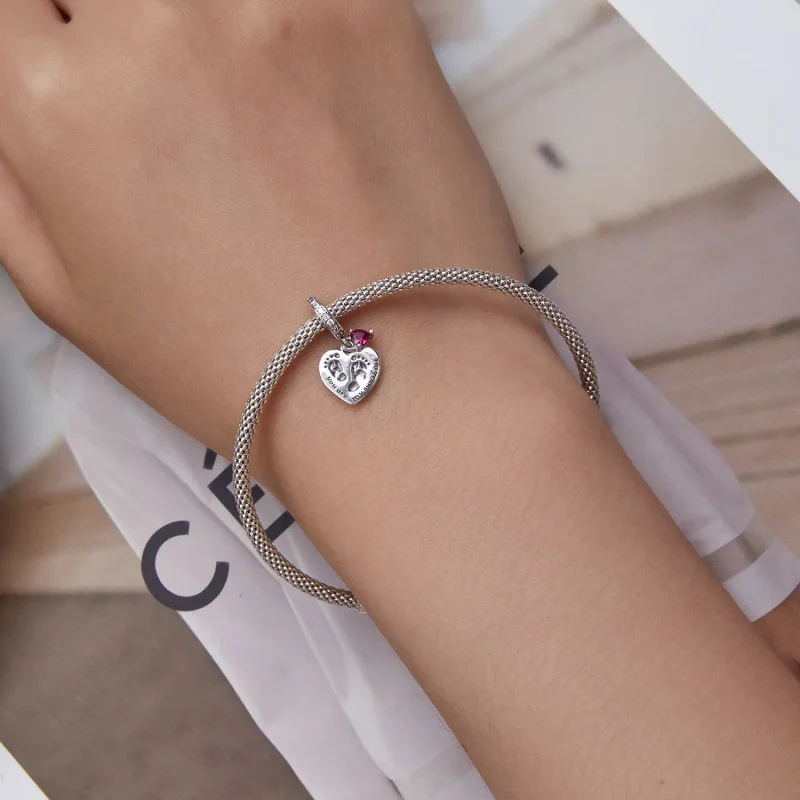 (imagine pentru) Pandora Style Crescând Pendul - BSC686 - Vizualizare 5