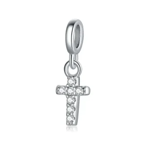 (imagine pentru) Pandora Style Cross Dangle - BSX003-L