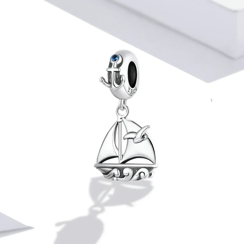 (imagine pentru) Pandora Style Globetrotter - Sailing Dangle - SCC2029 - Vizualizare 2