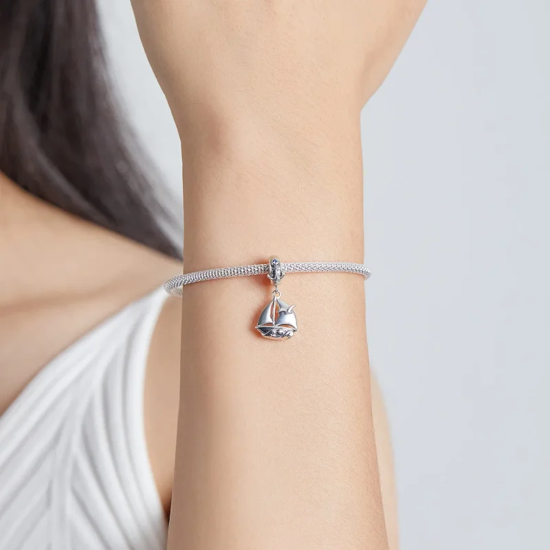 (imagine pentru) Pandora Style Globetrotter - Sailing Dangle - SCC2029 - Vizualizare 5