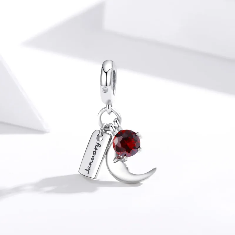 (imagine pentru) Pandora Style ianuarie Birthstone Dangle - SCC1719 - Vizualizare 2