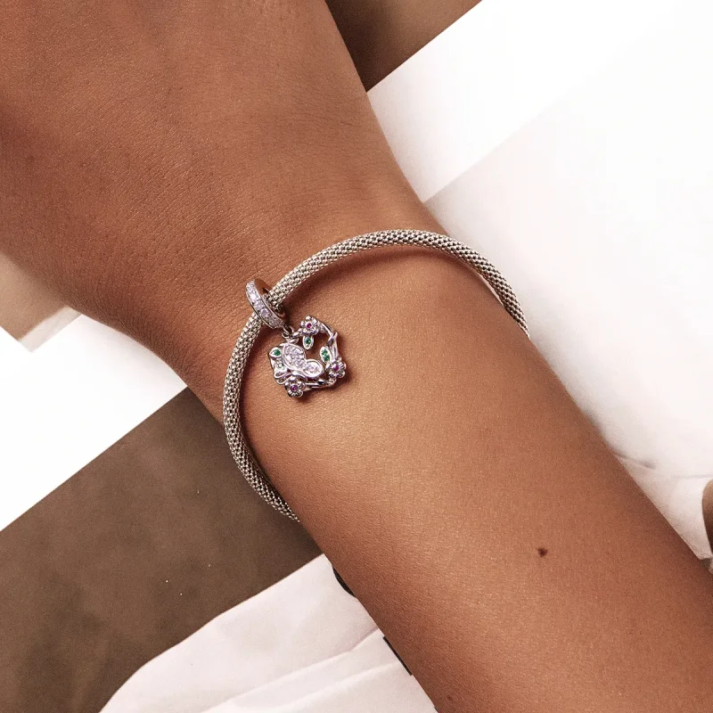 (imagine pentru) Pandora Style Love Spring Garden Dangle - BSC553 - Vizualizare 5