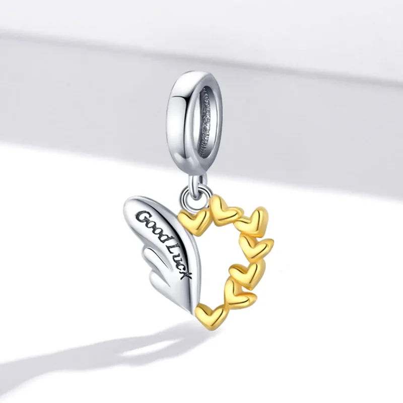 (imagine pentru) Pandora Style Lucky Wings Dangle - BSC504 - Vizualizare 2