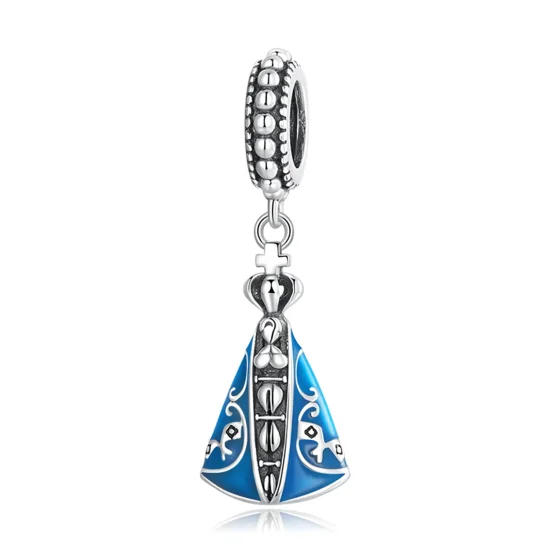 (imagine pentru) Pandora Style Pendanta Maicii Domnului de la Aparecida - SCC2238