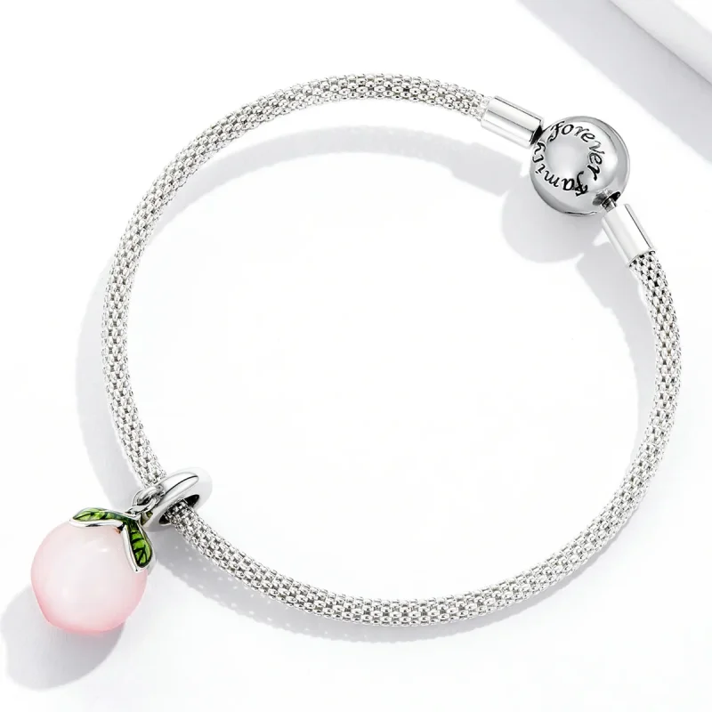(imagine pentru) Pandora Style Piersică Dangle - SCC2177 - Vizualizare 3
