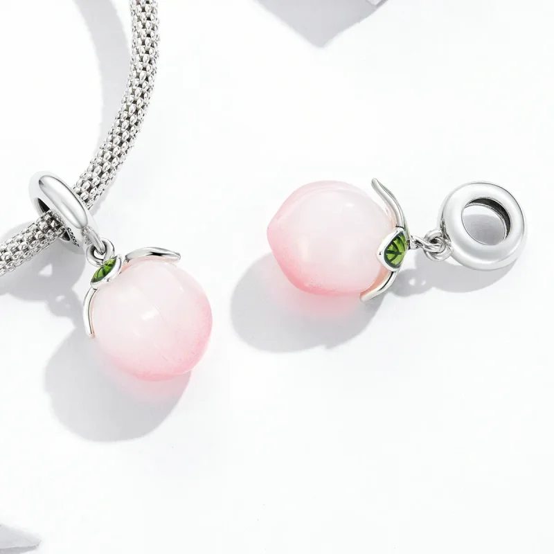 (imagine pentru) Pandora Style Piersică Dangle - SCC2177 - Vizualizare 4