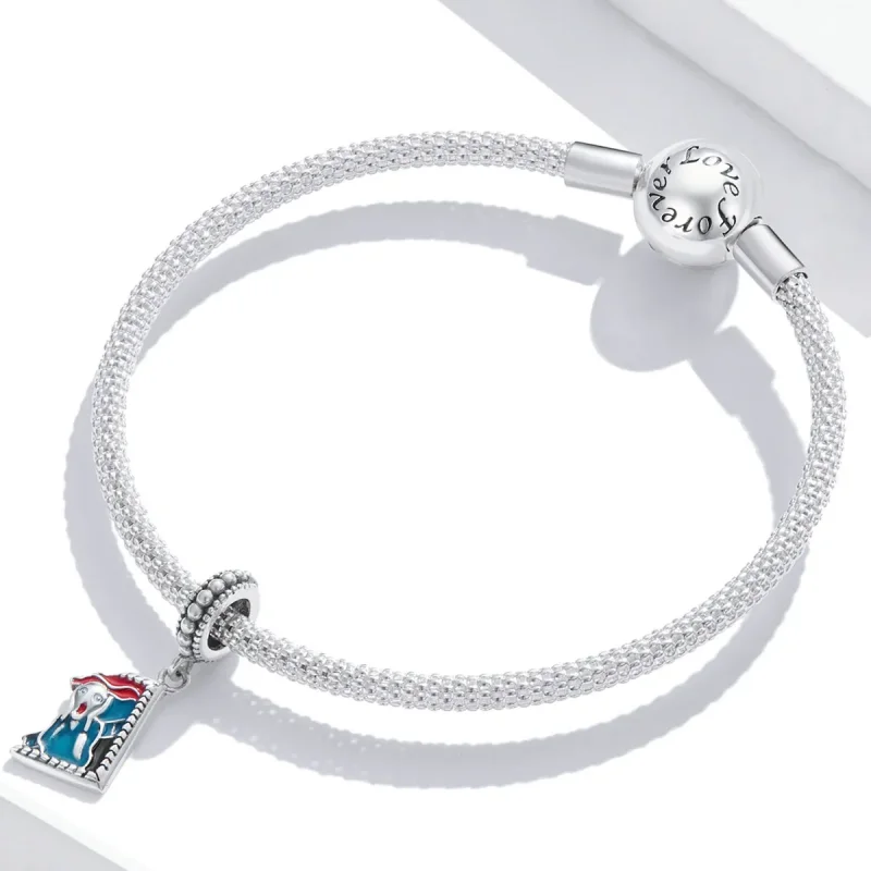 (imagine pentru) Pandora Style Shouting Person Dangle - SCC2081 - Vizualizare 3