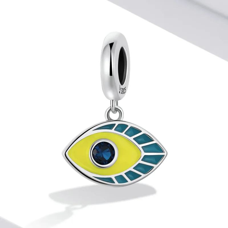 (imagine pentru) Pandora Style Simple Devil Eye Dangle - SCC2167 - Vizualizare 2