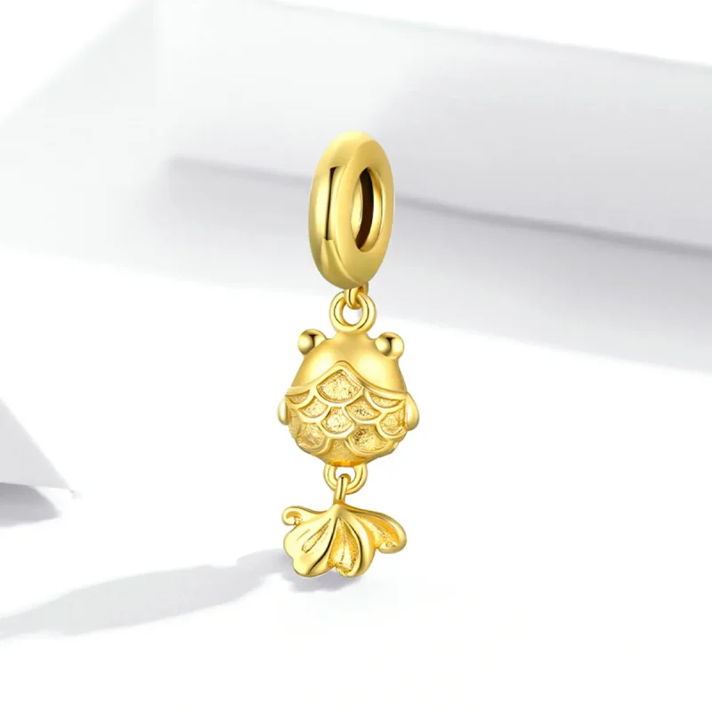 (imagine pentru) Pandora Style Small Goldfish Dangle - SCC2048 - Vizualizare 2