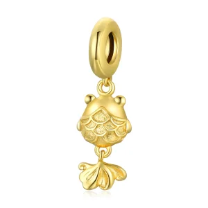 (imagine pentru) Pandora Style Small Goldfish Dangle - SCC2048