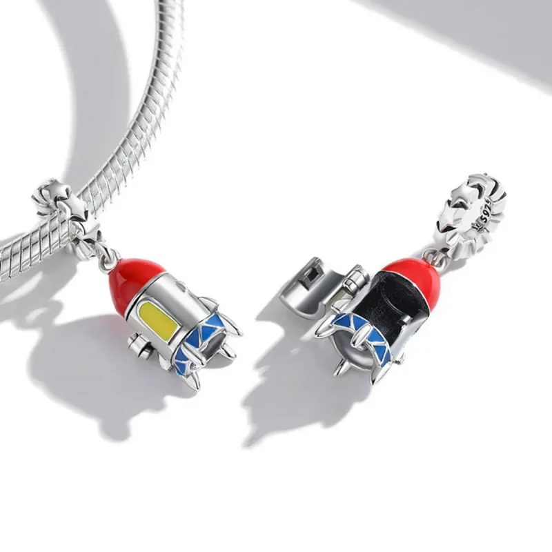 (imagine pentru) Pandora Style Small Rocket Dangle - SCC2058 - Vizualizare 4