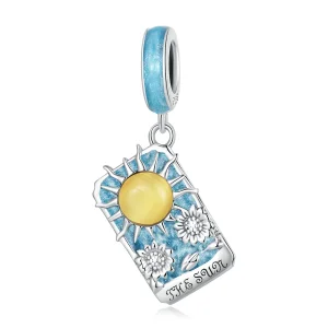 (imagine pentru) Pandora Style Tarot - Pandantiv Soare - SCC2264
