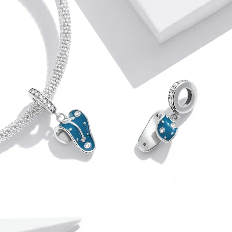 (imagine pentru) Pandora Style Twisted Clock Dangle - SCC2080 - Vizualizare 4