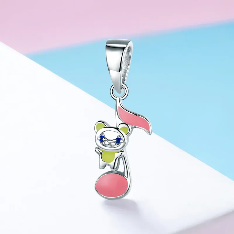 (imagine pentru) Pandora Style Urs Melodie Pandantiv - BSC021 - Vizualizare 2