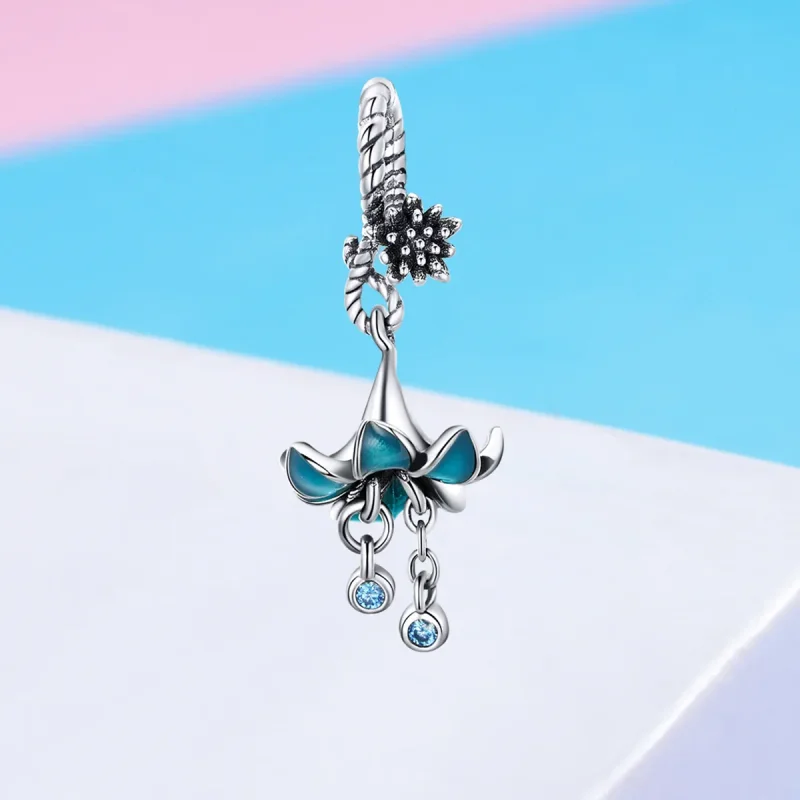 (imagine pentru) Pendul Pandora Dream Orchid în stil Pandora - BSC034 - Vizualizare 2