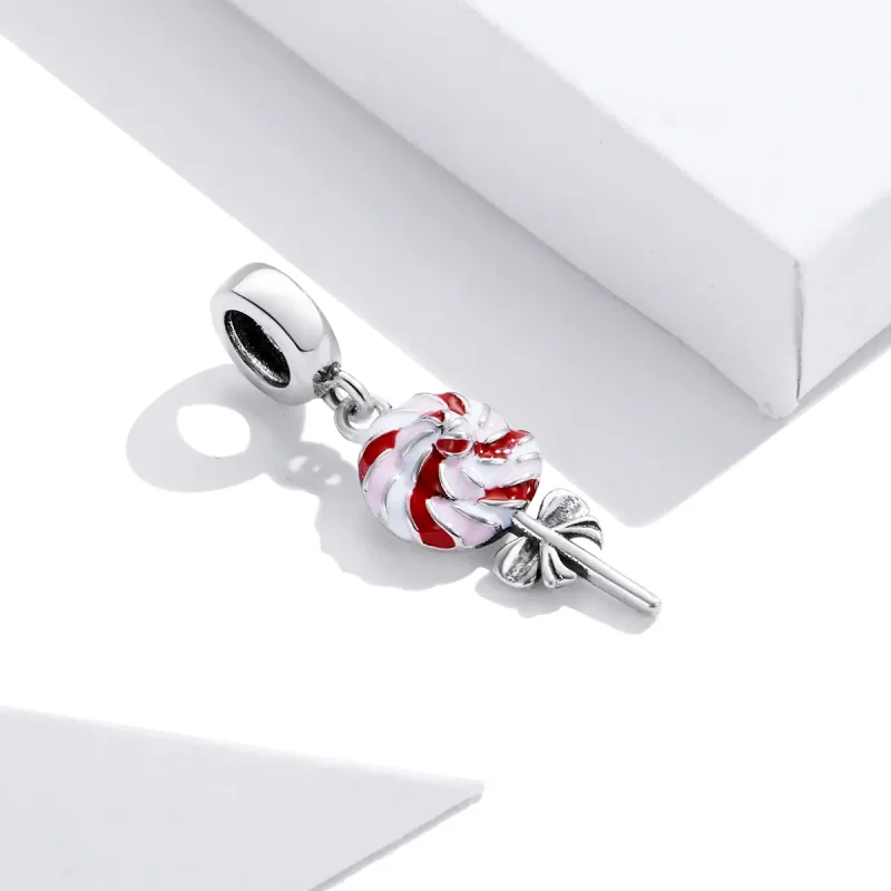 (imagine pentru) Pandora Style Silver Lollipop Dangle - SCC1491 - Vizualizare 3
