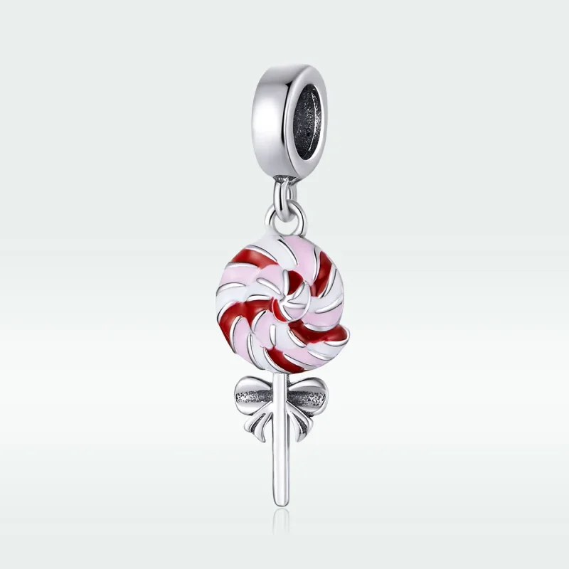 (imagine pentru) Pandora Style Silver Lollipop Dangle - SCC1491 - Vizualizare 5