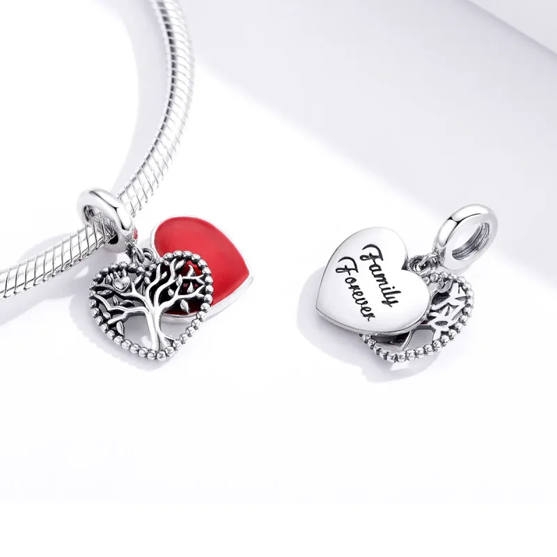 (imagine pentru) Pandora Style Pendant cu Arborele Iubirii din Argint - SCC1556 - Vizualizare 2