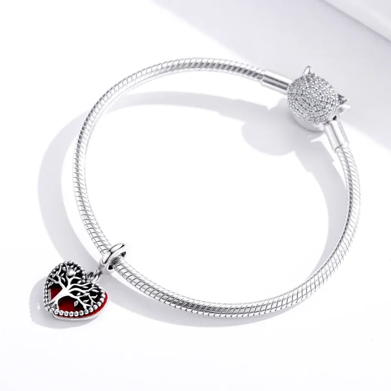 (imagine pentru) Pandora Style Pendant cu Arborele Iubirii din Argint - SCC1556 - Vizualizare 4