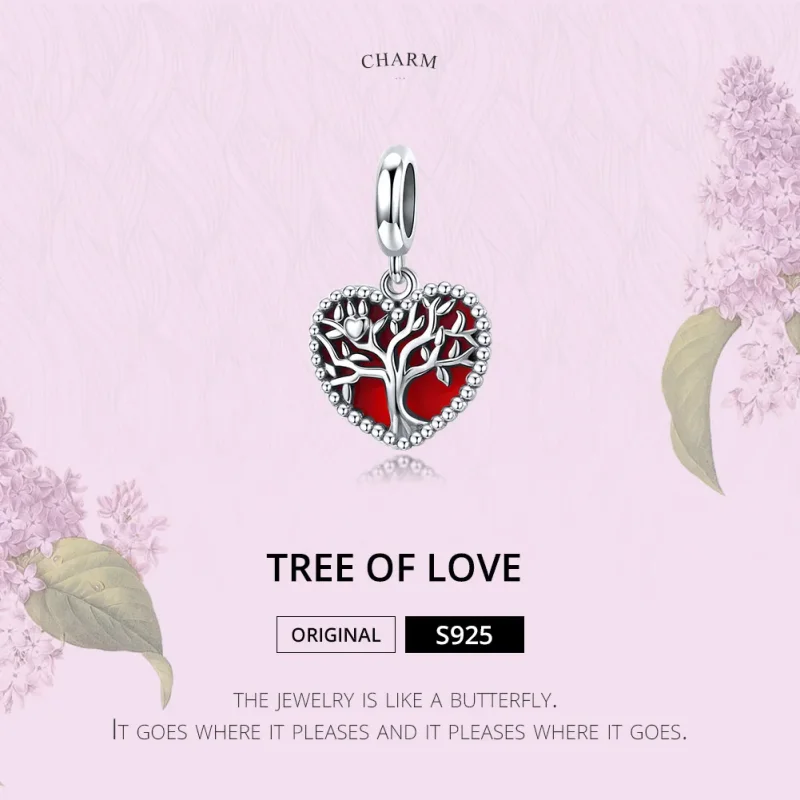 (imagine pentru) Pandora Style Pendant cu Arborele Iubirii din Argint - SCC1556 - Vizualizare 6
