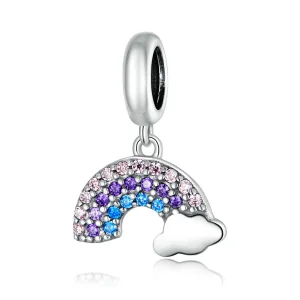 (imagine pentru) Pandora Style Argintiu Curcubeu Pandantiv - SCC1625