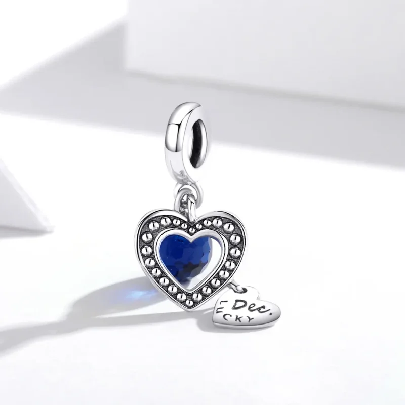 (imagine pentru) Pandora Style Silver Lucky December Dangle - SCC1721 - Vizualizare 2
