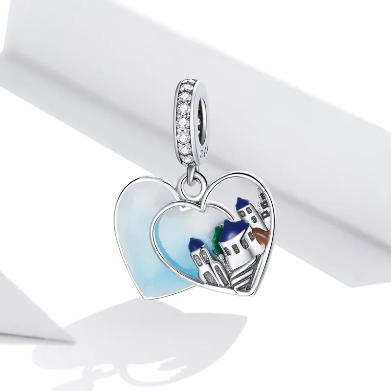(imagine pentru) Pandora Style Pendant de Argint cu Peisaj Fermecător - SCC1742 - Vizualizare 2
