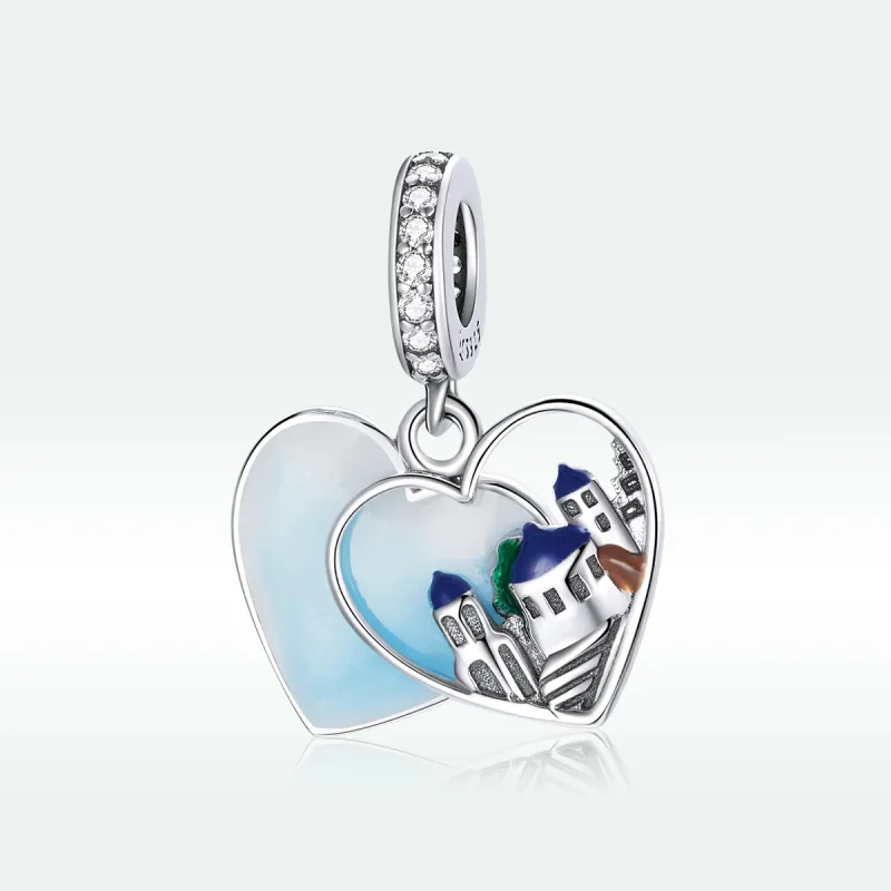 (imagine pentru) Pandora Style Pendant de Argint cu Peisaj Fermecător - SCC1742 - Vizualizare 5