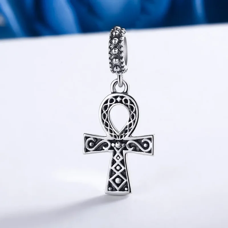 (imagine pentru) Pandora Style Argint Crucea Puterii Credinței Retro Pendant - SCC185 - Vizualizare 3