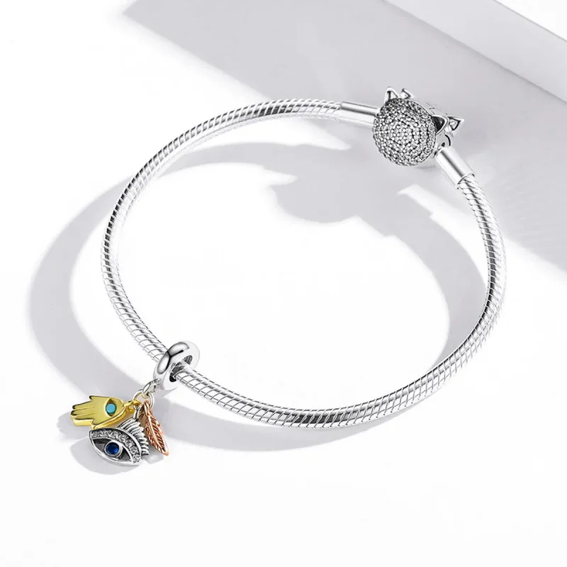 (imagine pentru) Pandora Style Egipt - Lucky Guardian Dangle - SCC1860 - Vizualizare 3