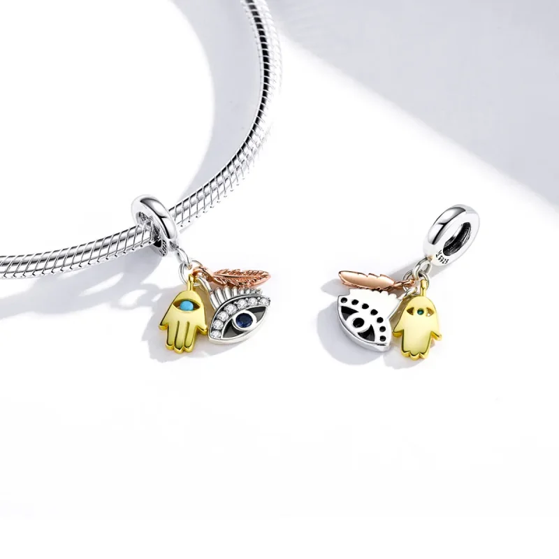 (imagine pentru) Pandora Style Egipt - Lucky Guardian Dangle - SCC1860 - Vizualizare 4