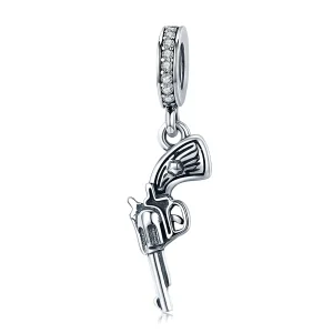(imagine pentru) Pandora Style Silver Revolver Dangle - SCC508