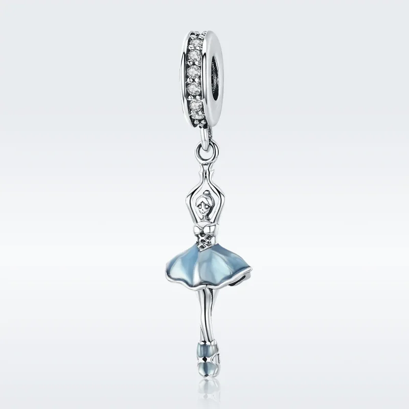 (imagine pentru) Pandora Style Balerina din argint cu pandantiv - SCC514 - Vizualizare 2