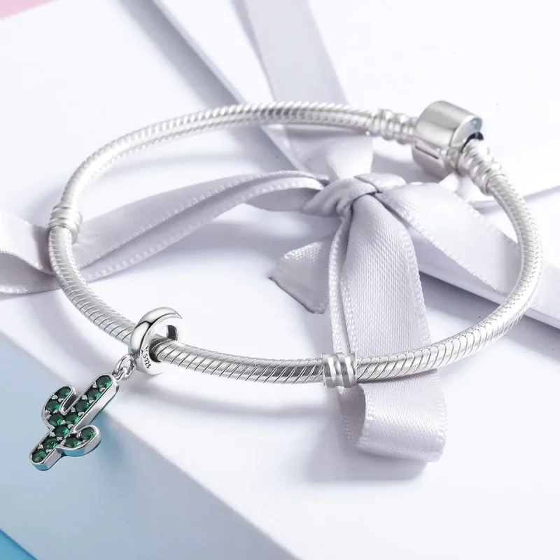 (imagine pentru) Pandora Style Cactus Agățător Argintiu Proaspăt - SCC515 - Vizualizare 4