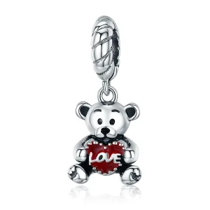 (imagine pentru) Pandora Style Little Bear de Argint Agățat - SCC521