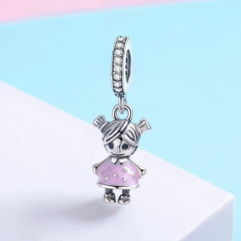(imagine pentru) Pandora Style Silver Perfect Life Is Sweet Dangle - SCC543 - Vizualizare 3