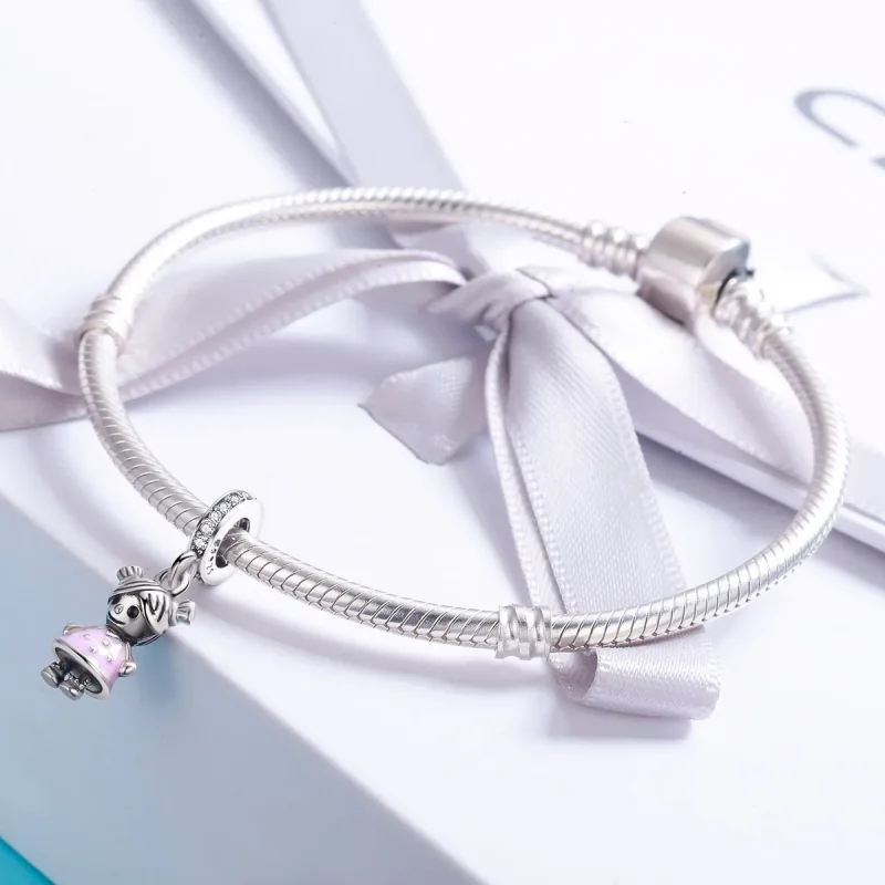 (imagine pentru) Pandora Style Silver Perfect Life Is Sweet Dangle - SCC543 - Vizualizare 4